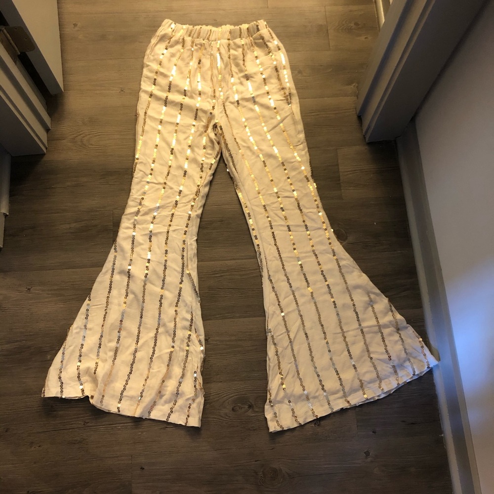 Gold sequins bells